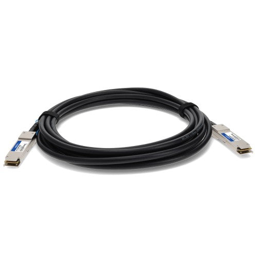 AddOn Networks ADD-QDEQEX-PDAC5M InfiniBand/fibre optic cable 196.9" (5 m) QSFP+ Black