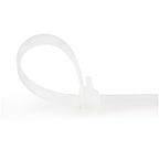 StarTech.com CBMZTRB6 cable tie Releasable cable tie Nylon, Plastic White 100 pc(s)