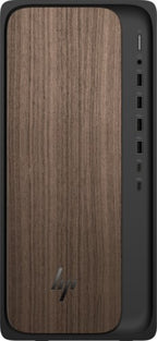 HP OmniDesk AI M03-0010 Intel Core Ultra 5 225 16 GB DDR5-SDRAM 512 GB SSD Windows 11 Home Tower PC Wood, Black