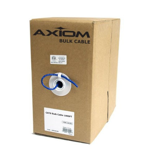 Axiom Cat6, 1000ft networking cable White 12000" (304.8 m) U/UTP (UTP)