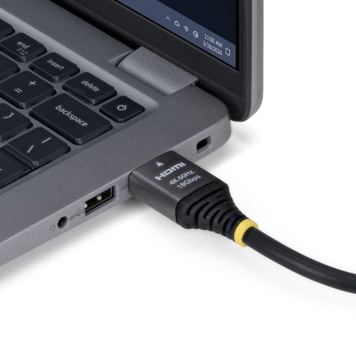 StarTech.com HDMMV3F HDMI cable 35.4" (0.9 m) HDMI Type A (Standard) Black, Silver