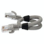 AddOn Networks ADD-1FCAT6SN-GY networking cable Gray 11.8" (0.3 m) Cat6 U/UTP (UTP)