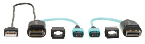 Eaton P580F-000 video cable adapter 3937" (100 m) DisplayPort Aqua color, Black