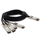 AddOn Networks DAC-Q56DD-4Q56-SFF-100G-2M-AO InfiniBand/fibre optic cable 78.7" (2 m) QSFP-DD QSFP56 Twinax Black