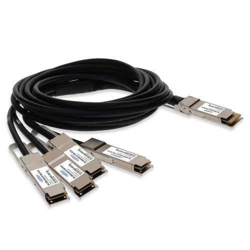 AddOn Networks DAC-Q56DD-4Q56-SFF-100G-2M-AO InfiniBand/fibre optic cable 78.7" (2 m) QSFP-DD QSFP56 Twinax Black