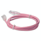 AddOn Networks ADD-15FSLCAT6A-PK networking cable Pink 181.1" (4.6 m) Cat6a U/UTP (UTP)