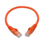 Tripp Lite N201-001-OR networking cable Orange 11.8" (0.3 m) Cat6 U/UTP (UTP)