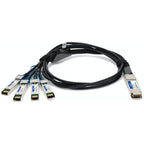 AddOn Networks ADD-Q28CIS28IN-P3M InfiniBand/fibre optic cable 118.1" (3 m) QSFP28 4x QSFP28 Black