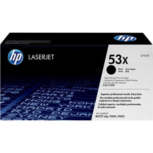 Q7553X (53X) Toner black, 7K pages