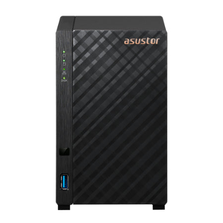 Asustor AS1202T NAS/storage server Tower Realtek 1 GB DDR4 0 TB ADM Black