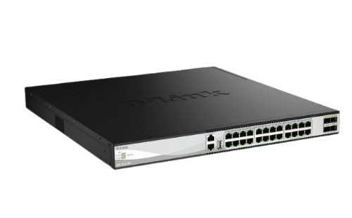 D-Link DXS-3130-28P network switch Managed L3 10G Ethernet (100/1000/10000) Power over Ethernet (PoE) Black