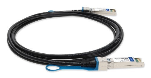 AddOn Networks ADD-SDESHP-PDAC-2M InfiniBand/fibre optic cable 78.7" (2 m) SFP+ DAC Black, Stainless steel