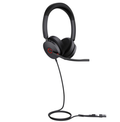 Yealink UH48 Dual Teams USB-C/A Headset Wired Head-band Office/Call center USB Type-C / USB Type-A Black