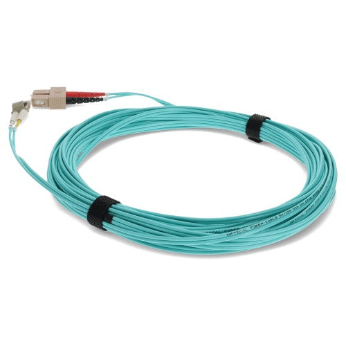 AddOn Networks ADD-SC-LC-0-3M5OM4 InfiniBand/fibre optic cable 11.8" (0.3 m) LOMM Aqua color