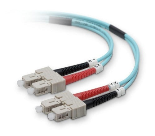 Belkin Fiber Optic Duplex Patch Cable, 2 x SC, 2 x SC, 3m InfiniBand/fibre optic cable 118.1" (3 m)