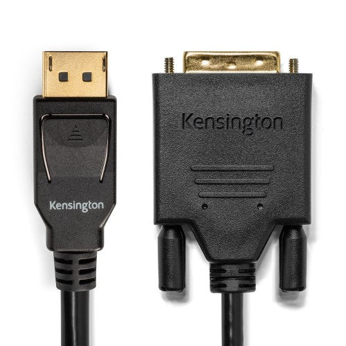 Kensington DisplayPort 1.1 (M) to DVI-D (M) Passive Unidirectional Cable, 6ft