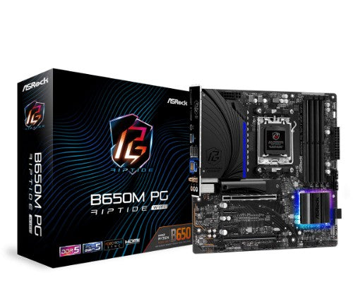 Asrock B650M-PG-RIPTIDE-WIFI AMD B650 Socket AM5 micro ATX