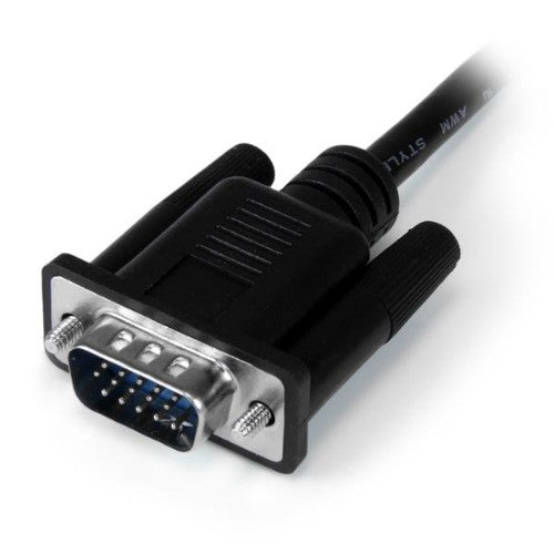 StarTech.com VGA2HDU video cable adapter Black