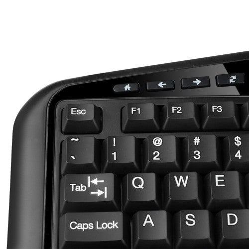 Adesso AKB-150SB-TAA keyboard Medical USB QWERTY US English Black