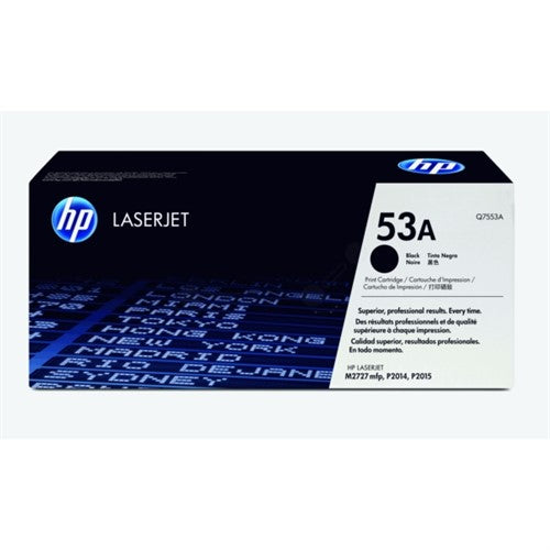 Q7553A (53A) Toner black, 3K pages