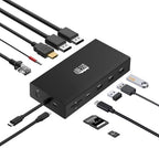 Adesso AUH-4060 laptop dock/port replicator Wired USB 3.2 Gen 1 (3.1 Gen 1) Type-C Black