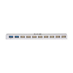 Tripp Lite U360-010C-2X3 interface hub USB 3.2 Gen 1 (3.1 Gen 1) Micro-B 5000 Mbit/s White