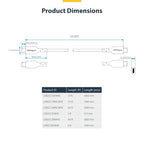 StarTech.com USB2CC3MWHE USB cable USB 2.0 118.1" (3 m) USB C White