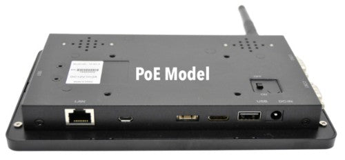 Mimo Monitors MCT-70HPQ-POE signage display 7" LCD Wi-Fi 250 cd/m² Full HD Black Touchscreen Built-in processor Android 8.1