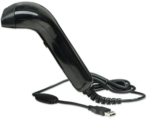 Manhattan 401517 barcode reader Handheld bar code reader 1D CCD Black