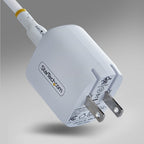 StarTech.com 102NW-WALL-CHARGER mobile device charger Universal White AC Fast charging Indoor
