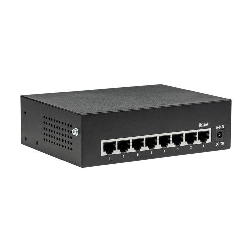 Eaton NG8POE-1 network switch Unmanaged Gigabit Ethernet (10/100/1000) Power over Ethernet (PoE) 1U Black