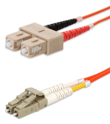 AddOn Networks ADD-SC-LC-7M5OM2 InfiniBand/fibre optic cable 275.6" (7 m) OFNR Beige, Orange