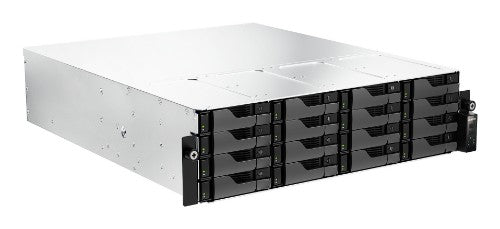 Asustor LOCKERSTOR 16R Pro Gen2 NAS Desktop AMD Ryzen™ 7 7745 16 GB DDR5 0 TB Black, Steel