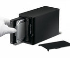 Buffalo LinkStation 220 NAS Marvell Armada 370 0.25 GB DDR3 8 TB HDD Black