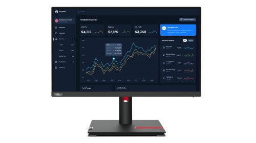 Lenovo ThinkVision T22i-30 computer monitor 21.5" 1920 x 1080 pixels Full HD LED Black