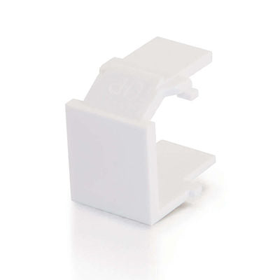 C2G Snap-In Blank Keystone Module White