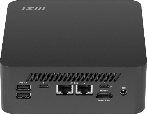 MSI Cubi NUC AI+ 2MG-018US Copilot+ PC Intel Core Ultra 9 288V 32 GB LPDDR5x-SDRAM 1 TB SSD Windows 11 Pro Mini PC Black
