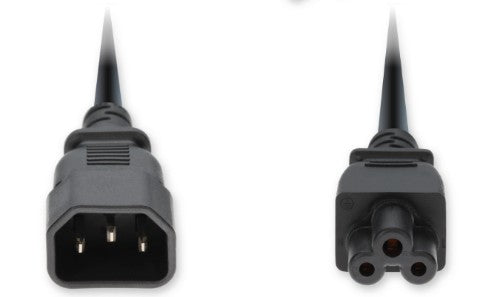 AddOn Networks ADD-C142C5C18G6FBK power cable Black 70.9" (1.8 m) C14 coupler C5 coupler