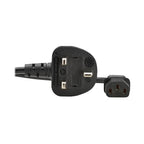 Eaton P056-02M-UK power cable Black 78.7" (2 m) BS 1363 IEC C13