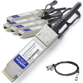 AddOn Networks QFX-QSFP28-SFP28-DAC-3M-AO InfiniBand/fibre optic cable 118.1" (3 m) SFP28 x 4 Black