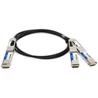 AddOn Networks CAB-D-2Q-200G-2M-AO InfiniBand/fibre optic cable 78.7" (2 m) QSFP-DD 2x QSFP28 Black, Metallic