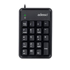 Adesso EASYTOUCH 600UB numeric keypad Universal USB Black