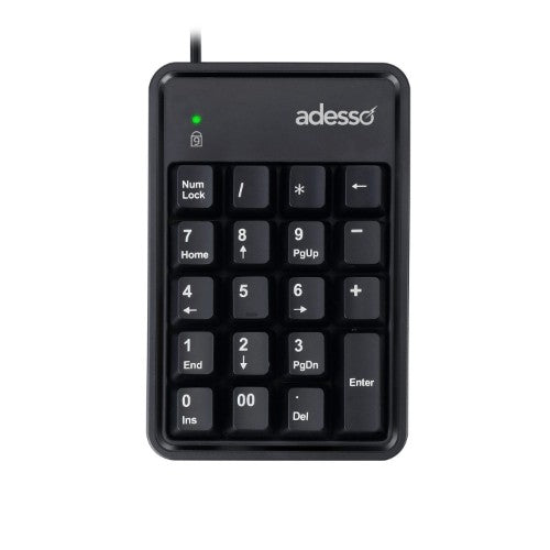 Adesso EASYTOUCH 600UB numeric keypad Universal USB Black