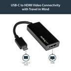 StarTech.com CDP2HD USB graphics adapter 3840 x 2160 pixels Black
