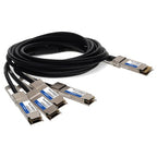 AddOn Networks ADD-Q4ARQ56MX-P2M InfiniBand/fibre optic cable 78.7" (2 m) QSFP-DD 4x QSFP56 DAC Black