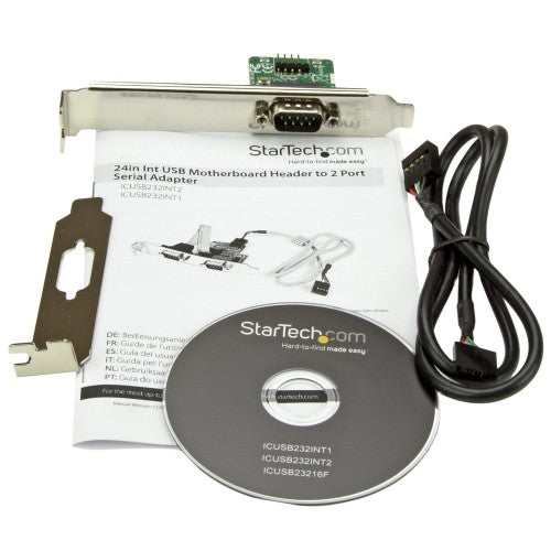 StarTech.com ICUSB232INT1 interface cards/adapter Internal Serial