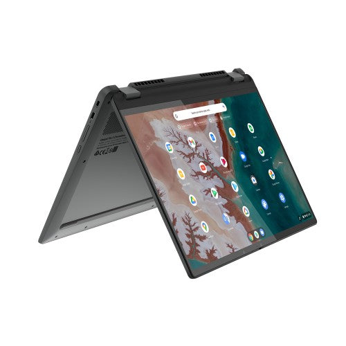 Lenovo Flex5 Chrome 14IAU Intel® Core™ i5 i5-1235U Chromebook 14" Touchscreen WUXGA 8 GB LPDDR4x-SDRAM 256 GB SSD Wi-Fi 6E (802.11ax) ChromeOS US English Gray