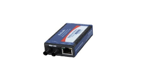 Advantech IMC-350I-M8ST-PS-A network media converter 100 Mbit/s 850 nm Multi-mode Black, Blue