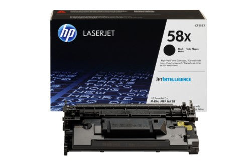 HP 58X High Yield Black Original LaserJet Toner Cartridge
