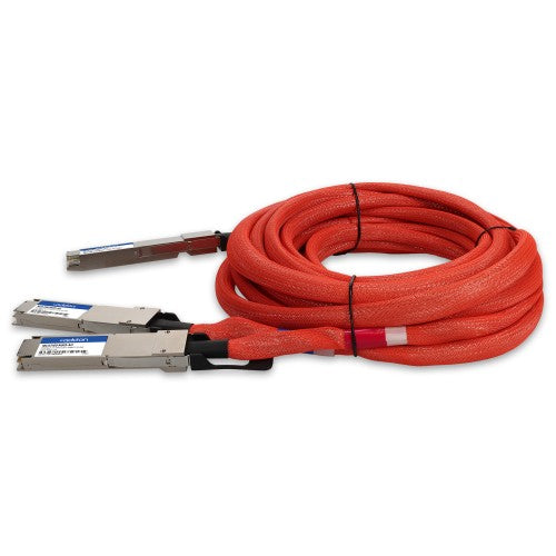 AddOn Networks MCA7J60-N005-AO InfiniBand/fibre optic cable 196.9" (5 m) OSFP112 2x OSFP112-RHS DAC Red